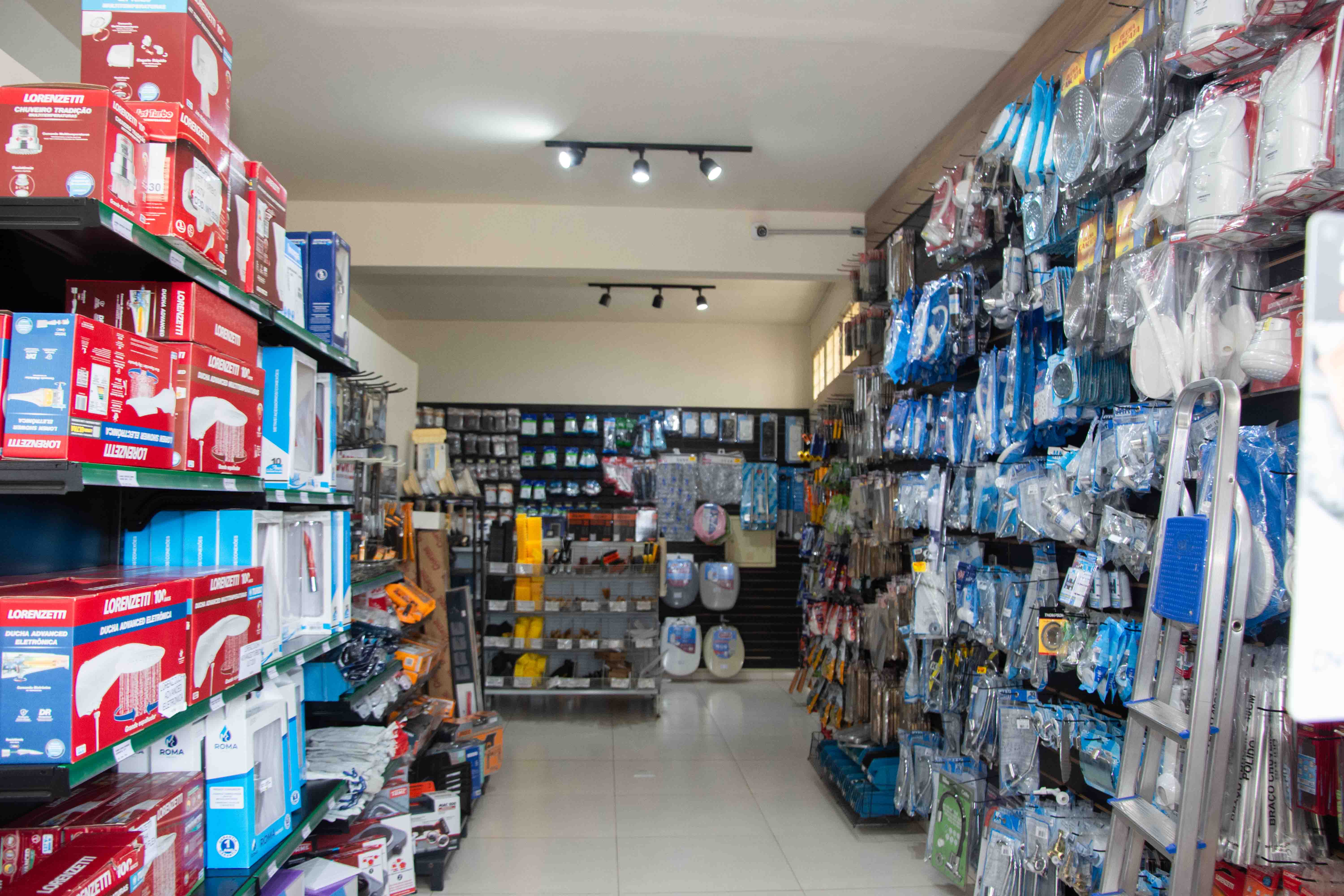 Seção de ferramentas e materiais